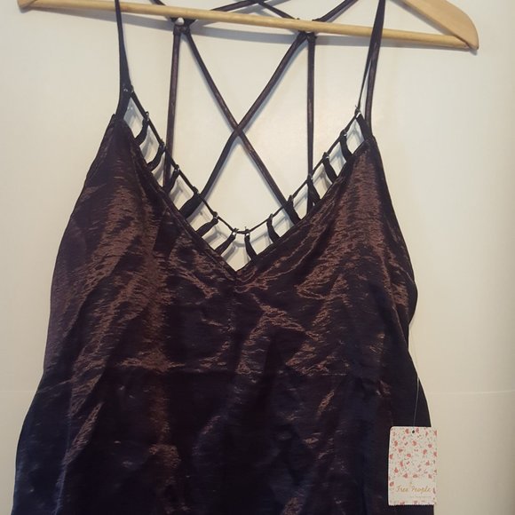 FREE PEOPLE TANK STRAPS RINGS SMALL PURPLE - Picture 2 of 15